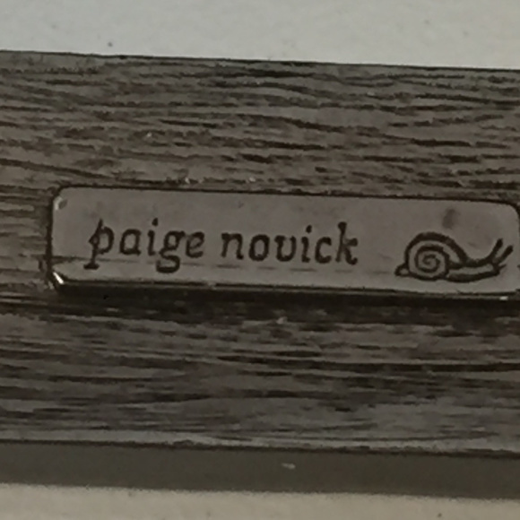 Paige Novick Set 2 Bangle Bracelets Black Enamel‎ - Picture 5 of 6